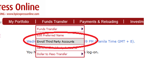 enroll-third-party-account-in-BPI-express-online